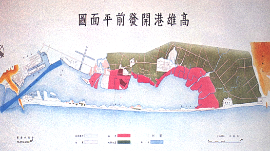 1947年高雄港平面圖