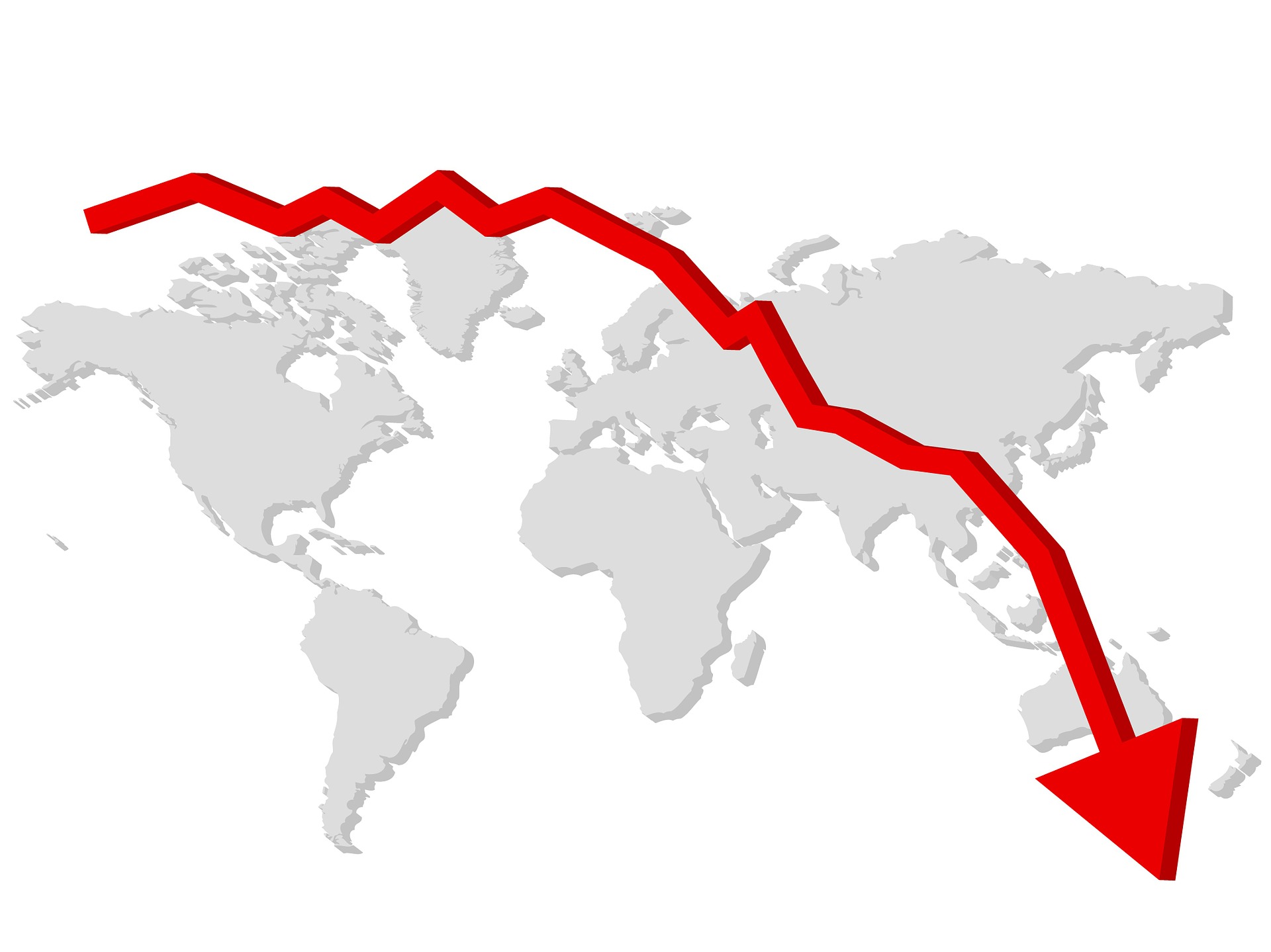 一、二月全球貨櫃量降2.1% 市場成長悲觀(圖片來源：pixabay)