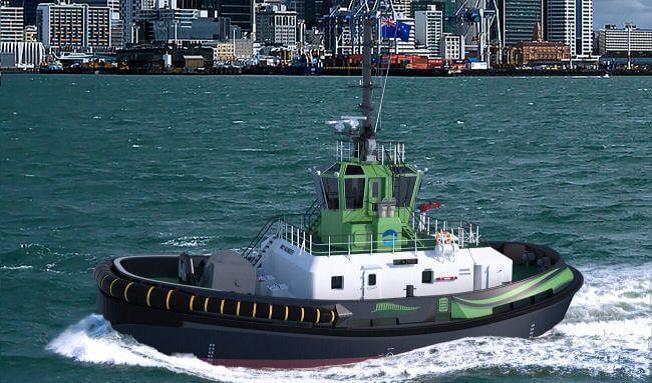 奧克蘭港訂購世界第一艘全電動拖船