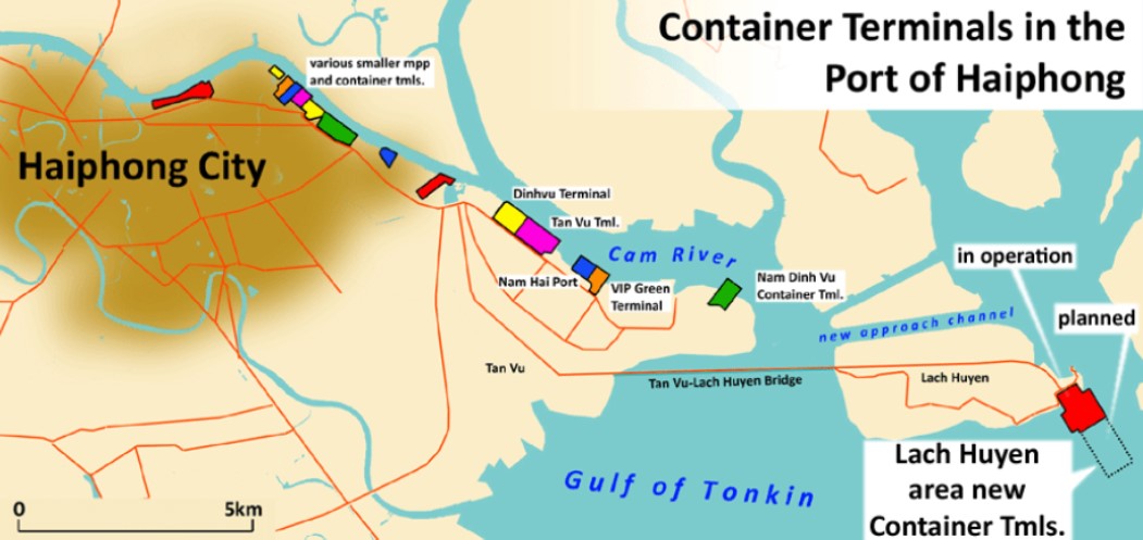 越南海防港再興建兩座深水碼頭